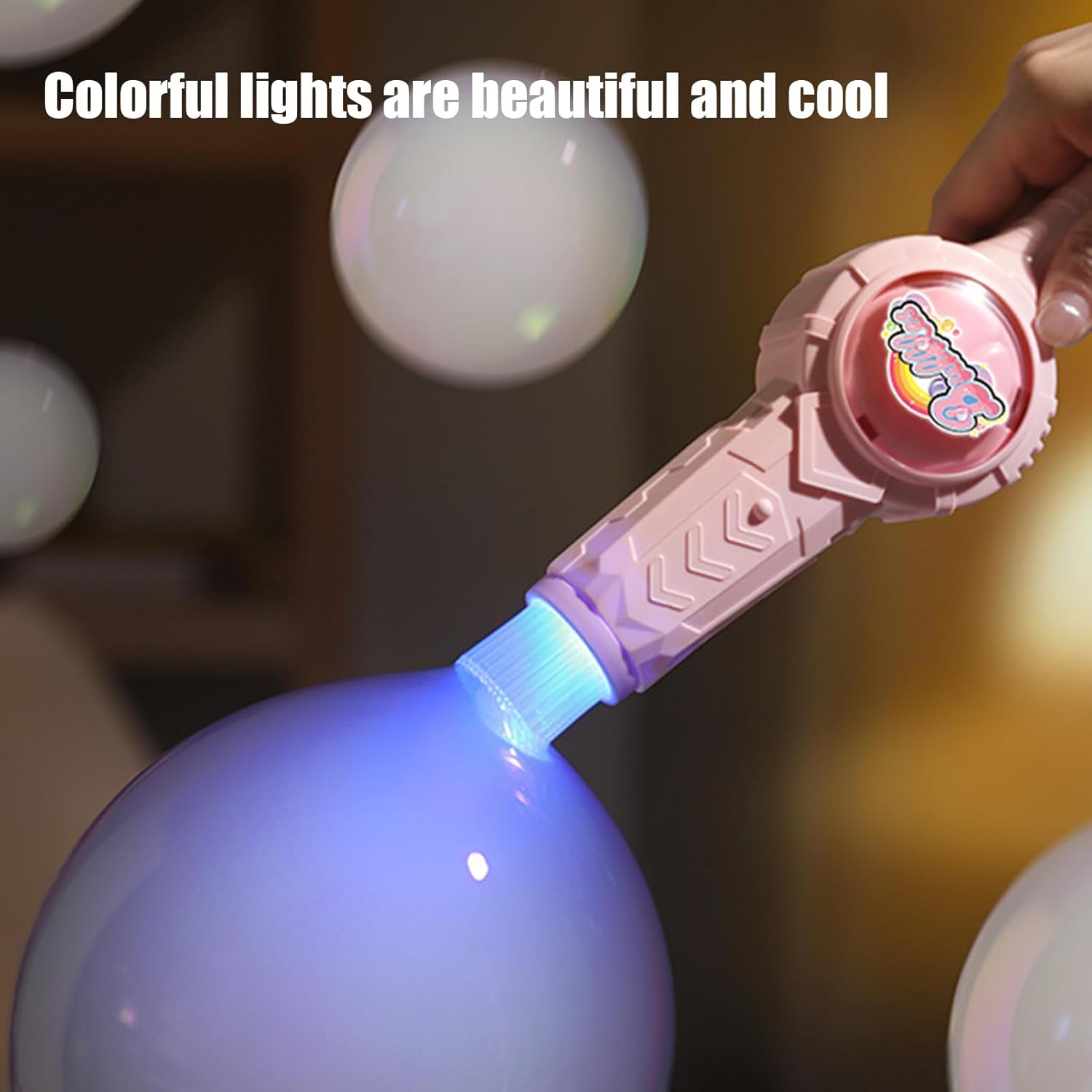 Bubble Maker, Automatic Bubble Blower Outdoor Toys, Portable Interactive Toys, Indoor Outdoor Party Supplies for Birthday Wedding Christmas