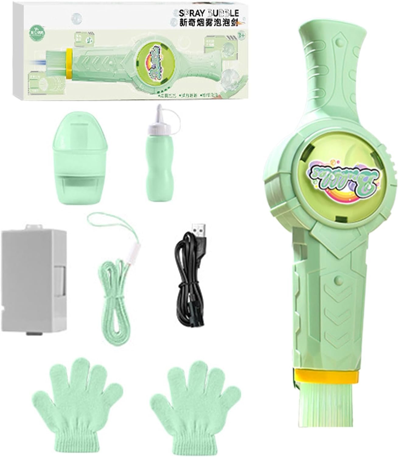 Bubble Maker, Automatic Bubble Blower Outdoor Toys, Portable Interactive Toys, Indoor Outdoor Party Supplies for Birthday Wedding Christmas