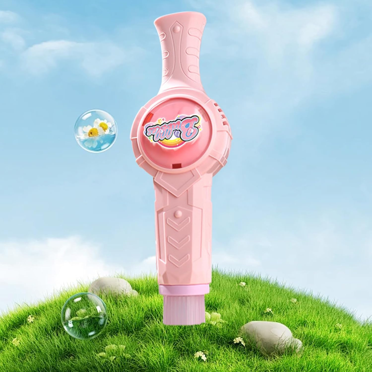 Bubble Maker, Automatic Bubble Blower Outdoor Toys, Portable Interactive Toys, Indoor Outdoor Party Supplies for Birthday Wedding Christmas