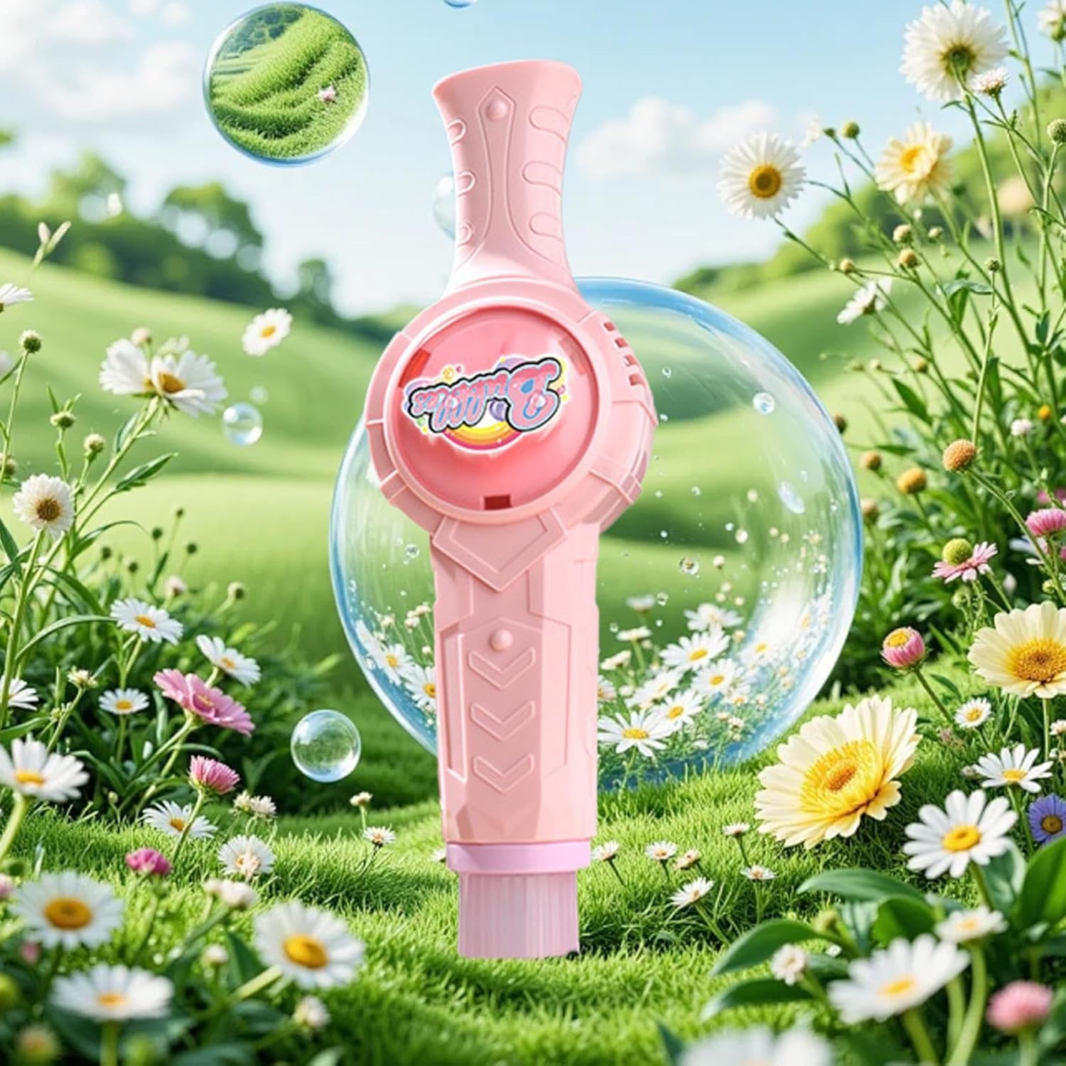 Bubble Maker, Automatic Bubble Blower Outdoor Toys, Portable Interactive Toys, Indoor Outdoor Party Supplies for Birthday Wedding Christmas