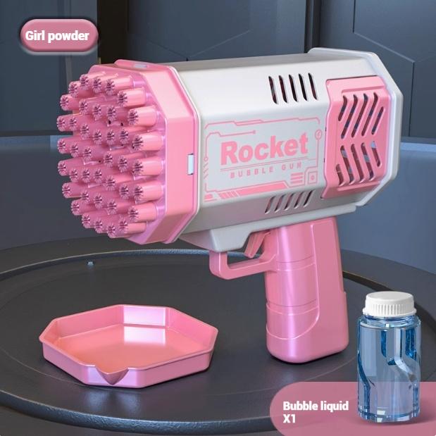 Bubble Machine Blower for Kids & Toddlers, Bubble Toys for Outdoor Birthday Party Portable Fun Colorful