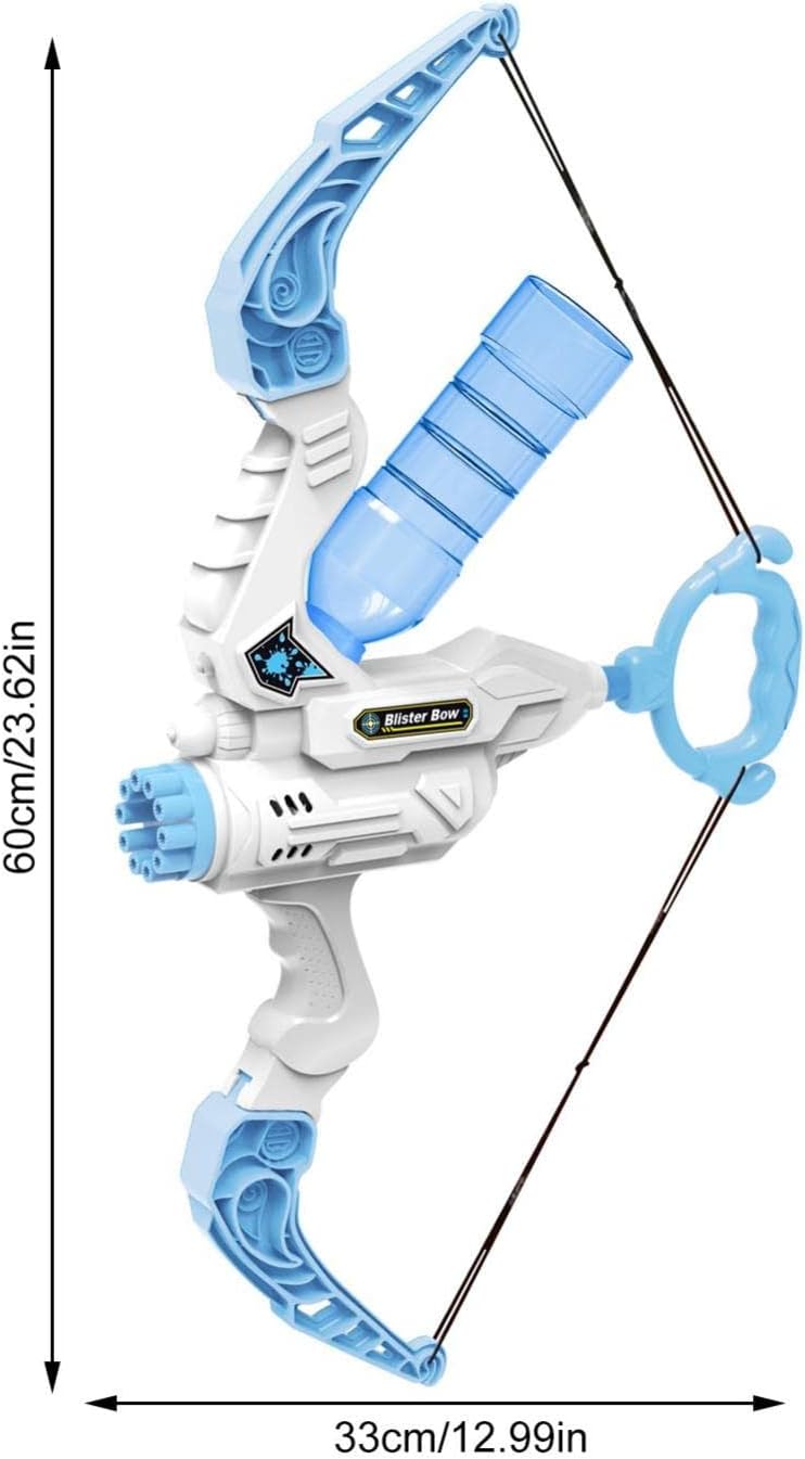 She Yu Dao Bow and Arrow Set Bubble Machine Plus Water Gun 2 in 1 Automatic Bubble Machine Water Gun Outdoor Toys-Pink