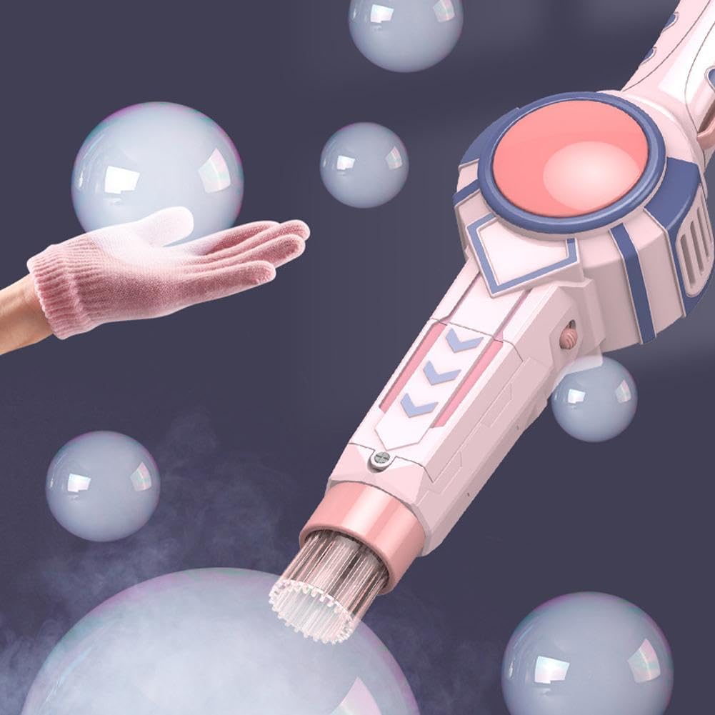 Elastic Bubble Fog Wand,Elastic Bubble Fog Bubble Machines,Portable Interactive Mist Bubble Machines for Parties,Magic Smoke Bubble Machine with Colorful Elastic Bubbles & Smoke Effect1