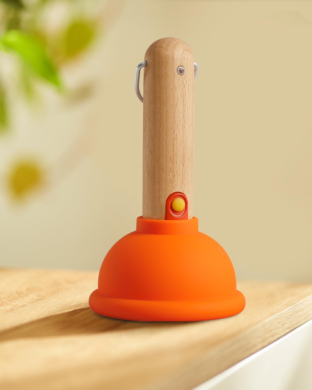 Amaredom Plunger Night Light,Cute Plunger Lamp,Wooden Silicone Fun Night Light,Rechargeable LED Fun Flashlight,Belt 30 Minute timer and one-button control,Bedroom,Washroom,Living Room